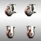 Service Caster 3 Inch 316SS Maroon Polyurethane Swivel Top Plate Caster Brake 2 Rigid SCC, 2PK SCC-SS31620S314-PPUB-MRN-TLB-2-R-2 - alternate 1
